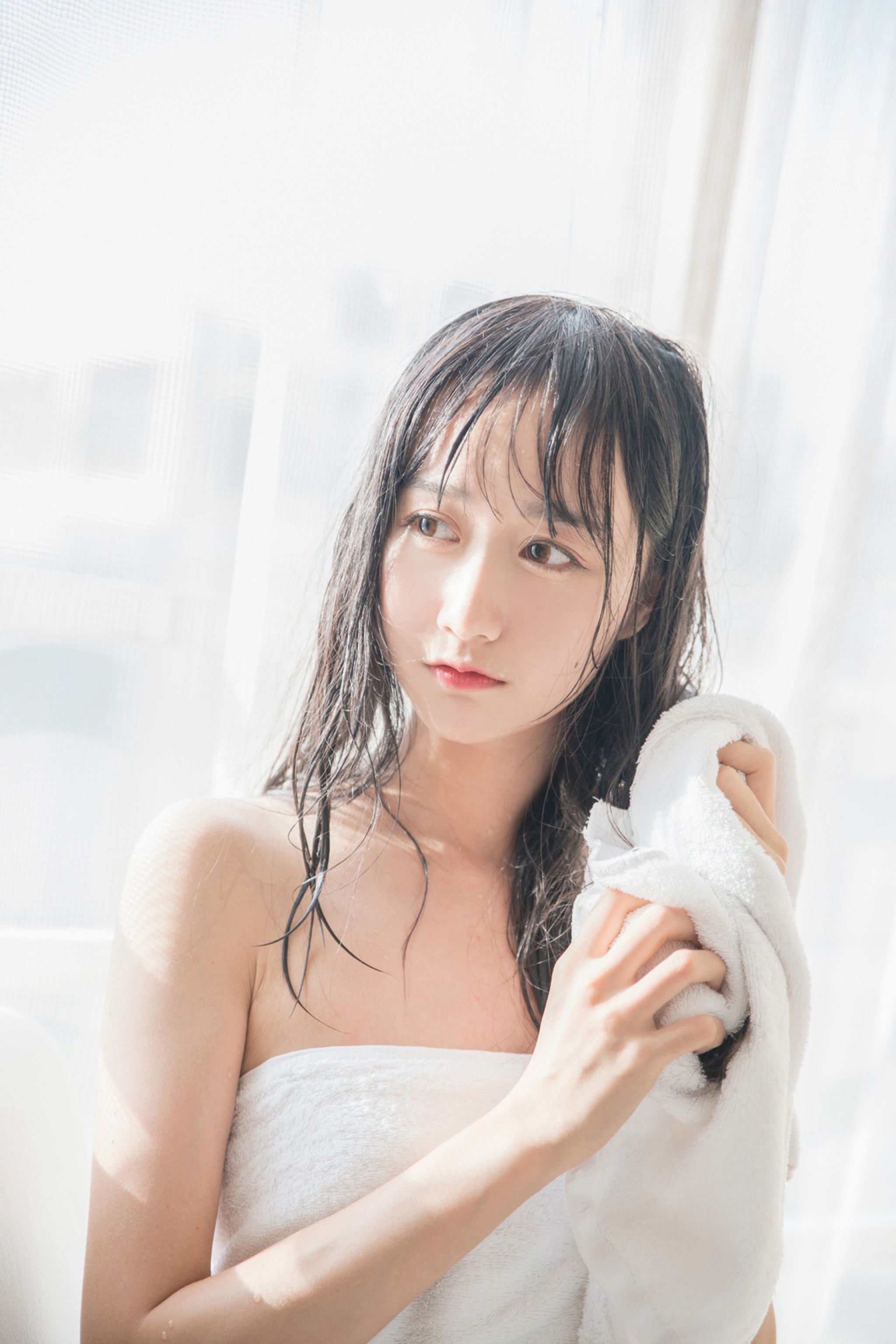 风之领域 - NO.137 浴巾女友 [57P]-XikXak